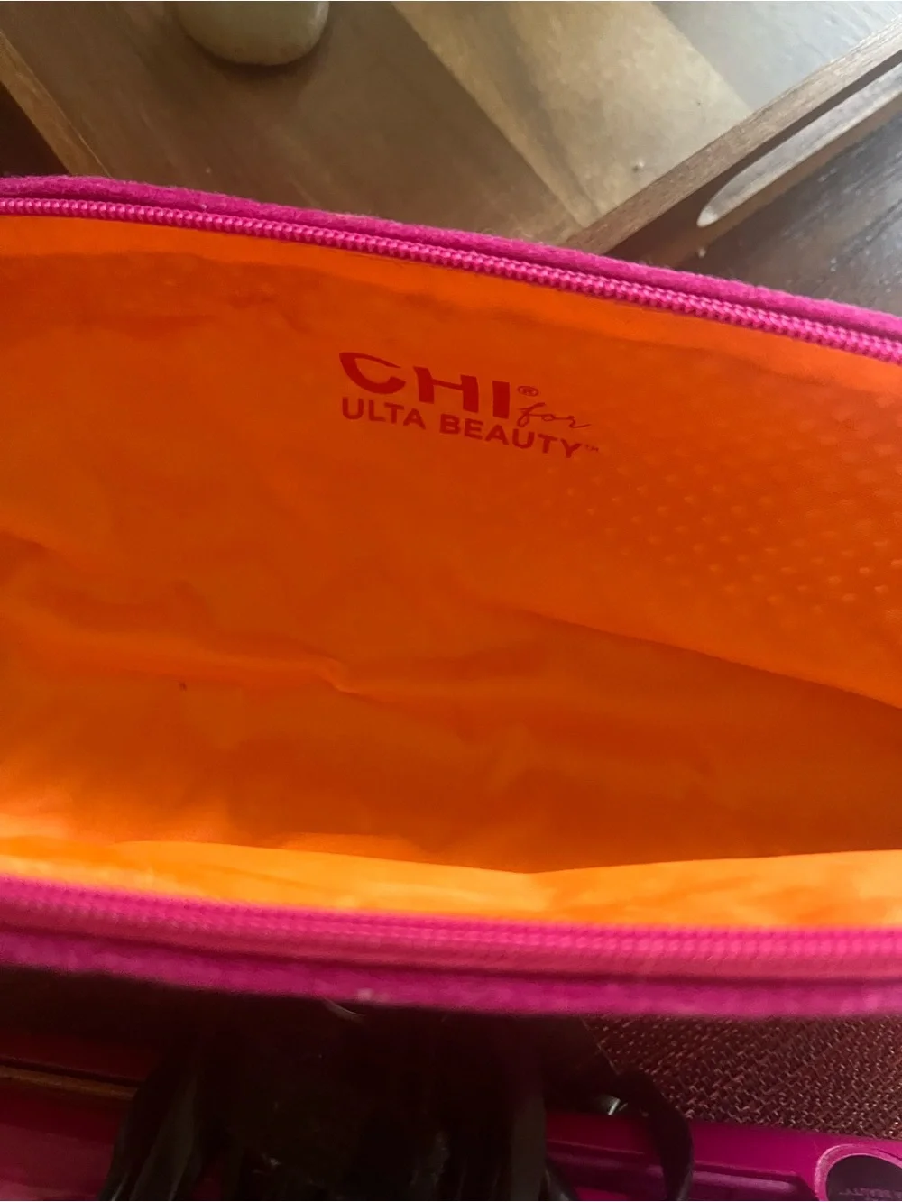 Ulta Beauty Hot Pink Hair Straightener with Matching Pink Case